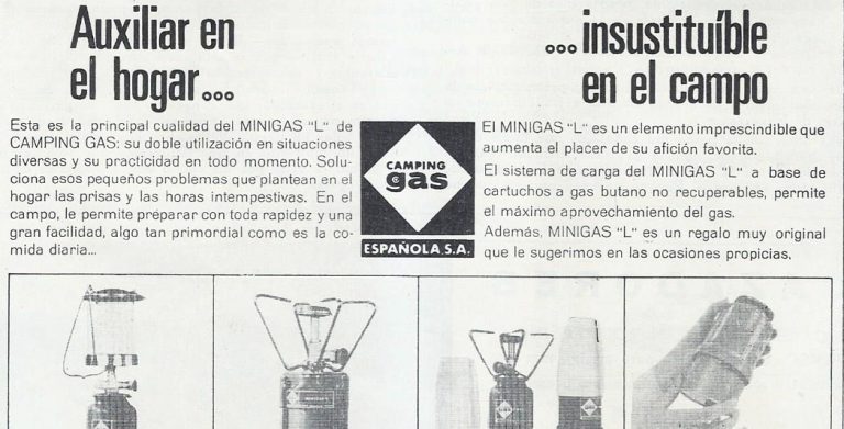 Anuncio Camping GAS Algo especial para usted 1968